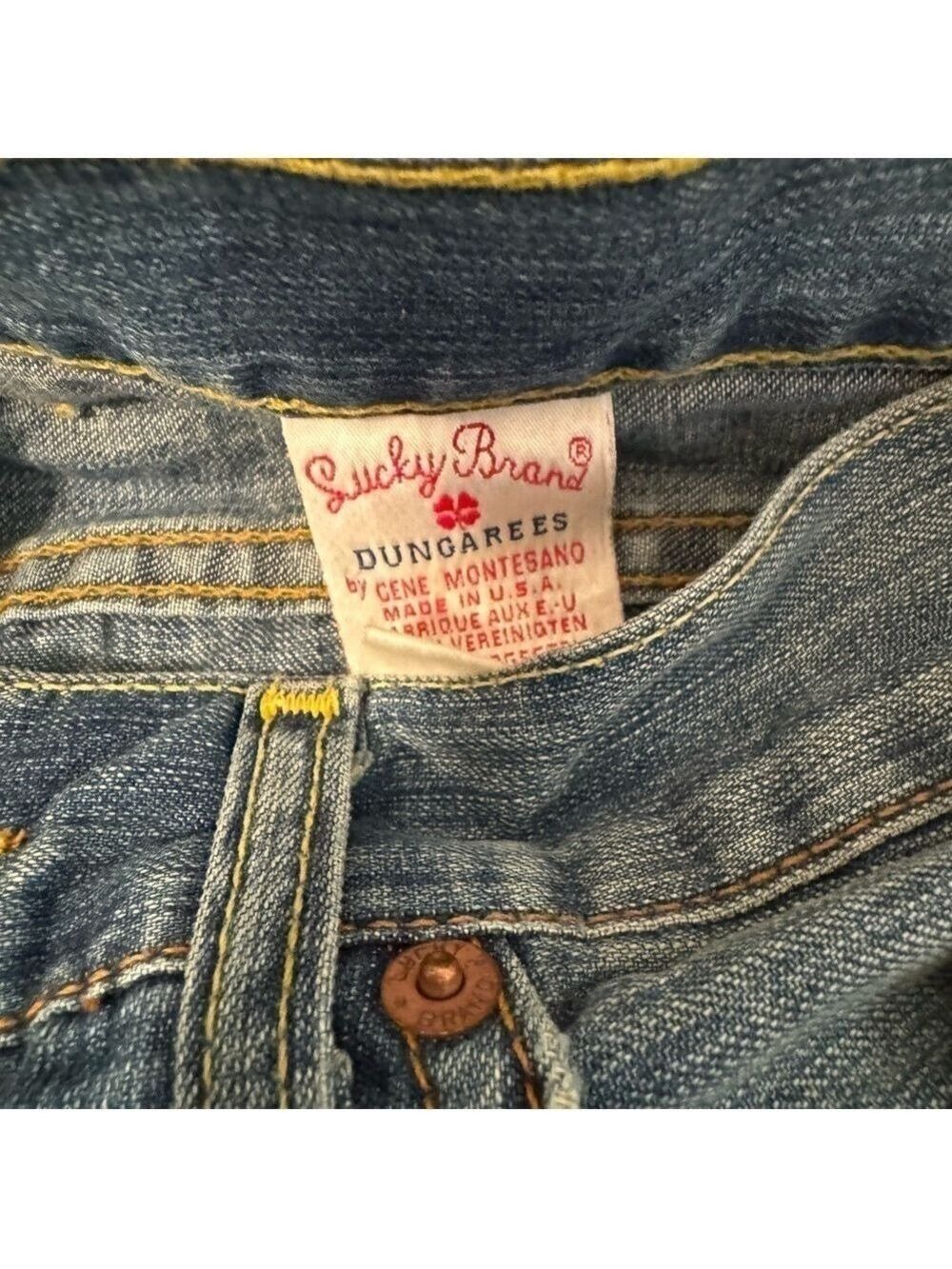 Lucky Brand Dungarees American Classic Vintage Maddy Ankle Jeans.
Size 4/27
NWT - Picture 10 of 13